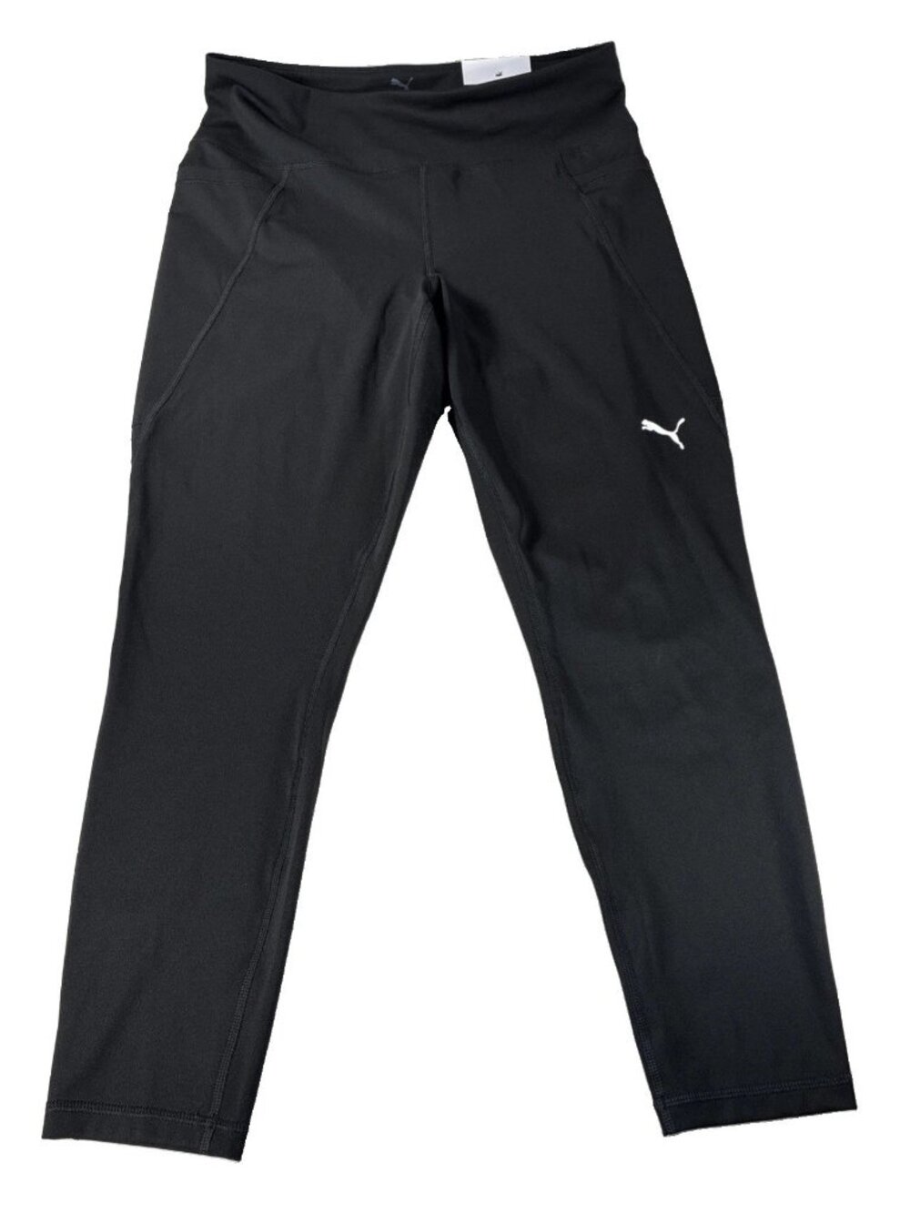 NWT Puma Pants Womens L Large Black High Rise DryCell Athletic Gym Leggings New